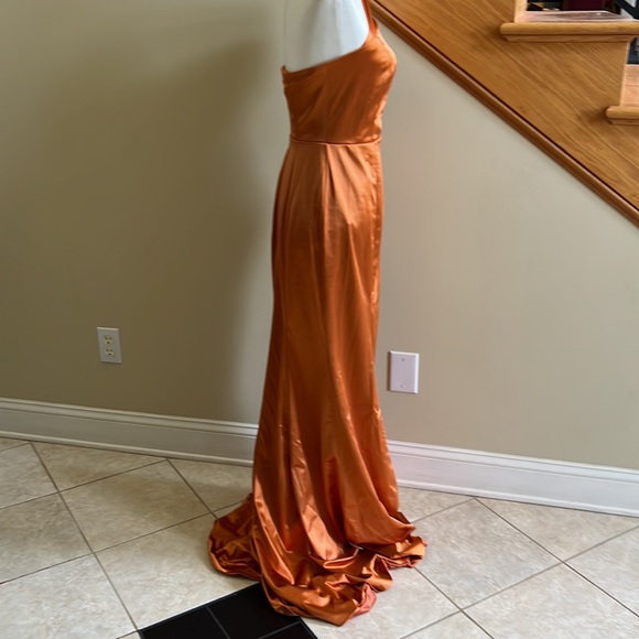 Bridal Babes Bridesmaid Dress Size 8 Copper New With Tags - Picture 12 of 16